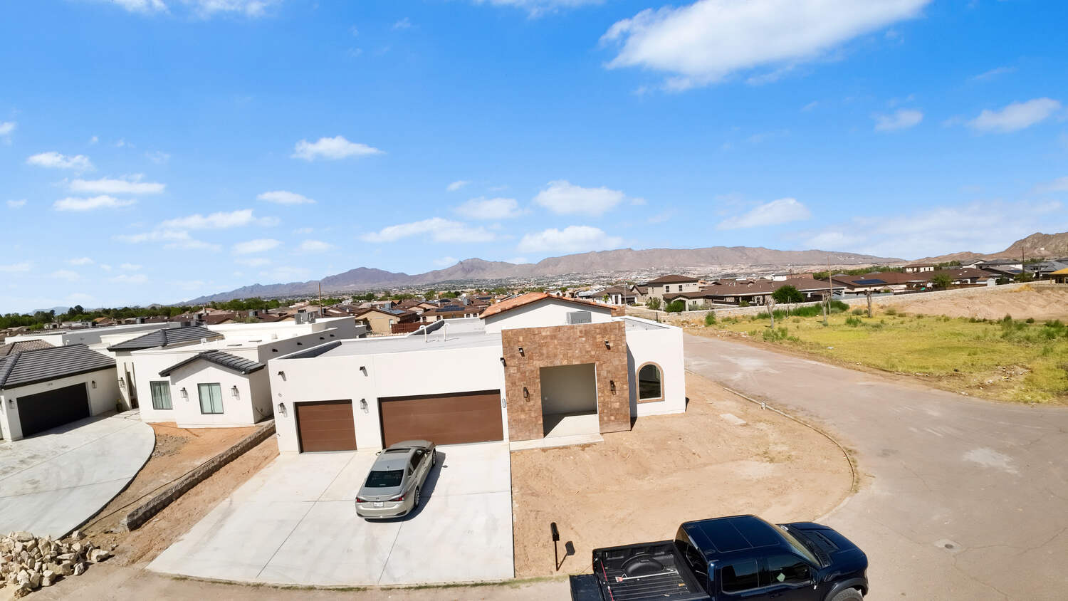 2812 Girl Scout aerial with mountain views